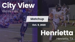 Matchup: City View High vs. Henrietta  2020