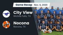 Recap: City View  vs. Nocona  2020