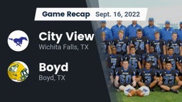 Recap: City View  vs. Boyd  2022