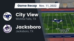 Recap: City View  vs. Jacksboro  2022