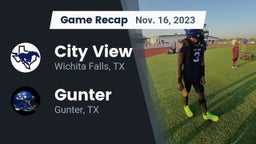 Recap: City View  vs. Gunter  2023
