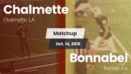 Matchup: Chalmette High vs. Bonnabel  2016
