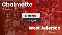 Matchup: Chalmette High vs. West Jefferson  2017