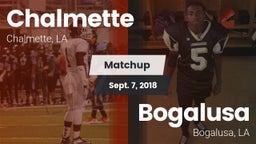 Matchup: Chalmette High vs. Bogalusa  2018