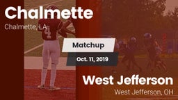 Matchup: Chalmette High vs. West Jefferson  2019