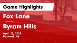 Fox Lane  vs Byram Hills  Game Highlights - April 25, 2024