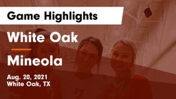 White Oak  vs Mineola  Game Highlights - Aug. 20, 2021