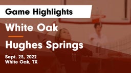 White Oak  vs Hughes Springs  Game Highlights - Sept. 23, 2022