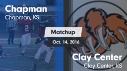 Matchup: Chapman  vs. Clay Center  2016