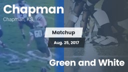 Matchup: Chapman  vs. Green and White 2017