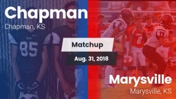 Matchup: Chapman  vs. Marysville  2018