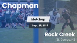 Matchup: Chapman  vs. Rock Creek  2018