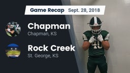 Recap: Chapman  vs. Rock Creek  2018