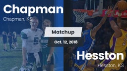 Matchup: Chapman  vs. Hesston  2018