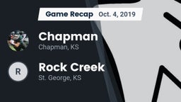 Recap: Chapman  vs. Rock Creek  2019