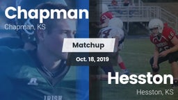 Matchup: Chapman  vs. Hesston  2019