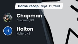 Recap: Chapman  vs. Holton  2020