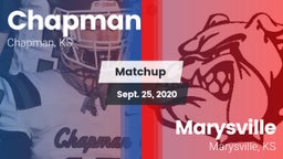 Matchup: Chapman  vs. Marysville  2020