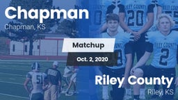 Matchup: Chapman  vs. Riley County  2020