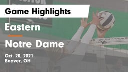 Eastern  vs Notre Dame  Game Highlights - Oct. 20, 2021