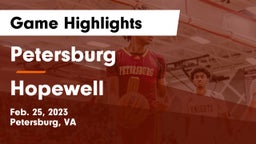 Petersburg  vs Hopewell  Game Highlights - Feb. 25, 2023