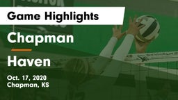 Chapman  vs Haven Game Highlights - Oct. 17, 2020