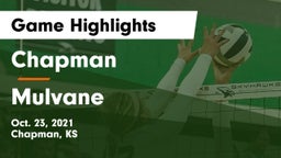 Chapman  vs Mulvane Game Highlights - Oct. 23, 2021