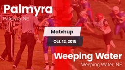 Matchup: Palmyra vs. Weeping Water  2018