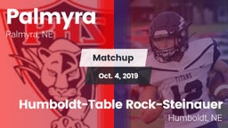 Matchup: Palmyra vs. Humboldt-Table Rock-Steinauer  2019