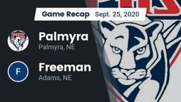 Recap: Palmyra  vs. Freeman  2020