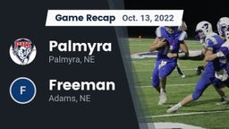 Recap: Palmyra  vs. Freeman  2022