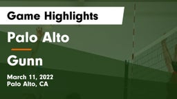 Palo Alto  vs Gunn  Game Highlights - March 11, 2022