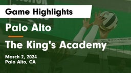 Palo Alto  vs The King's Academy  Game Highlights - March 2, 2024