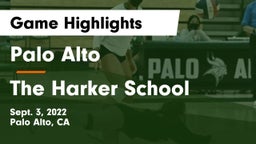 Palo Alto  vs The Harker School Game Highlights - Sept. 3, 2022