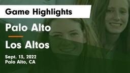 Palo Alto  vs Los Altos  Game Highlights - Sept. 13, 2022