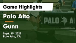 Palo Alto  vs Gunn  Game Highlights - Sept. 15, 2022