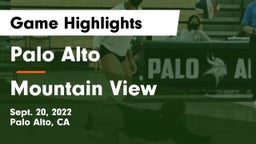 Palo Alto  vs Mountain View  Game Highlights - Sept. 20, 2022