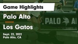 Palo Alto  vs Los Gatos  Game Highlights - Sept. 22, 2022