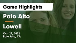 Palo Alto  vs Lowell  Game Highlights - Oct. 22, 2022