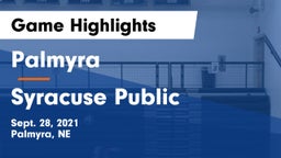 Palmyra  vs Syracuse Public  Game Highlights - Sept. 28, 2021