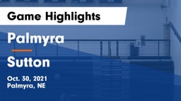Palmyra  vs Sutton  Game Highlights - Oct. 30, 2021