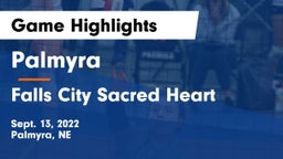 Palmyra  vs Falls City Sacred Heart Game Highlights - Sept. 13, 2022