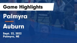 Palmyra  vs Auburn  Game Highlights - Sept. 22, 2022