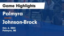 Palmyra  vs Johnson-Brock  Game Highlights - Oct. 6, 2022