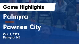 Palmyra  vs Pawnee City  Game Highlights - Oct. 8, 2022