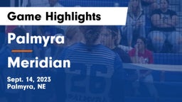 Palmyra  vs Meridian  Game Highlights - Sept. 14, 2023