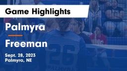 Palmyra  vs Freeman  Game Highlights - Sept. 28, 2023