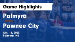 Palmyra  vs Pawnee City  Game Highlights - Oct. 14, 2023