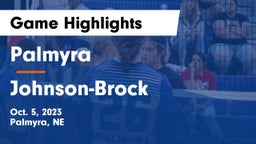 Palmyra  vs Johnson-Brock  Game Highlights - Oct. 5, 2023