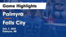 Palmyra  vs Falls City  Game Highlights - Oct. 7, 2023